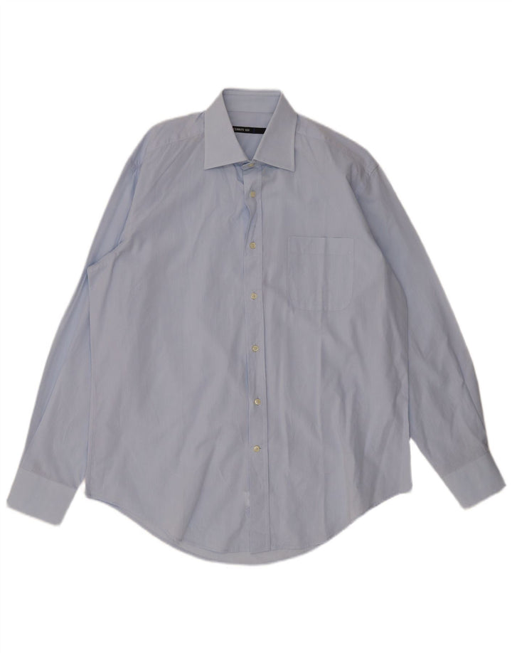 Cerruti 1881 Camisa Hombre Talla 16 41 Grande Azul