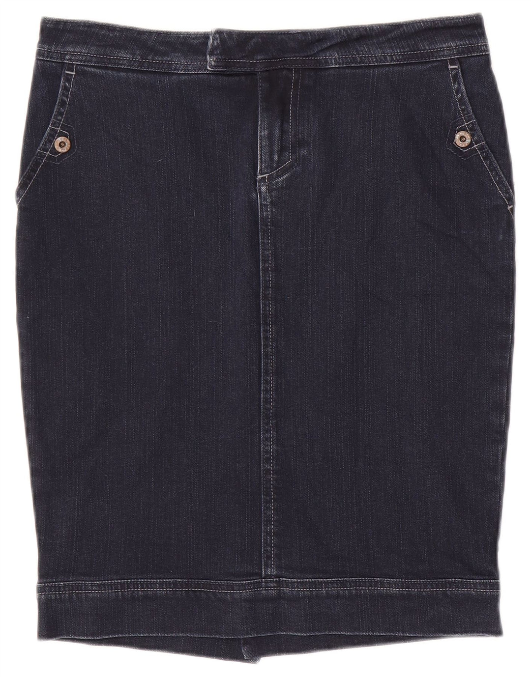 Falda Vaquera Woolrich Mujer W29 Azul Marino Medio