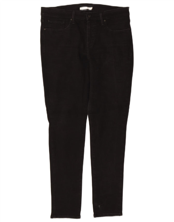 LEVI'S Mujer 311 Shaping Skinny Jeans W31 L30 Algodón Negro