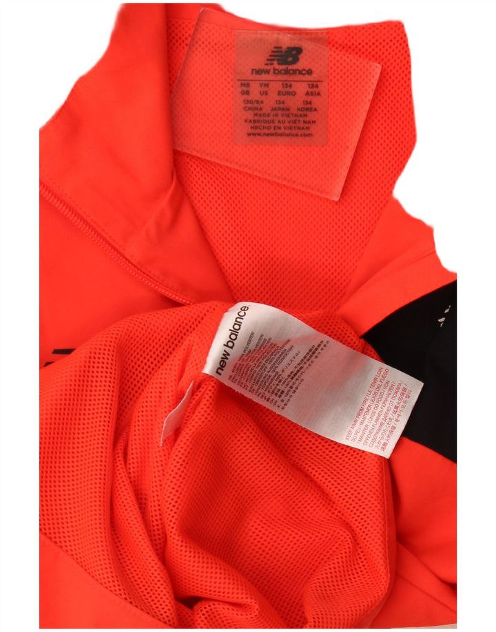 New Balance Liverpool - Chaqueta de chándal para niño, 11-12 años, color naranja mediano
