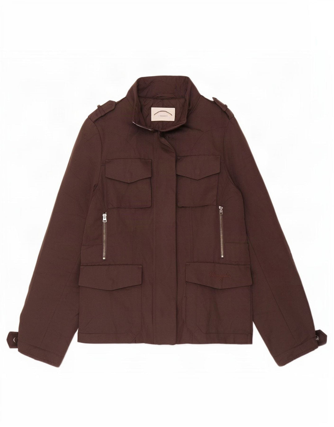 Wrangler Chaqueta militar para mujer ES 40 XL Poliéster marrón