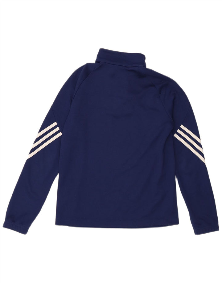 Adidas Chicos Climalite Jersey Chándal Top 11-12 Años Grande Azul Marino