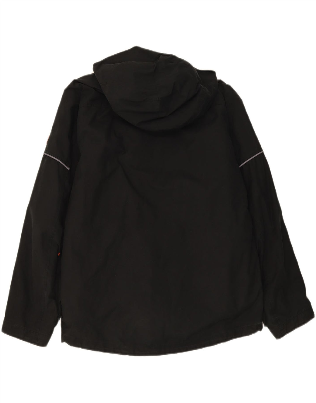 TIMBERLAND Mens Hooded Windbreaker Jacket UK 38 Medium Black Polyester