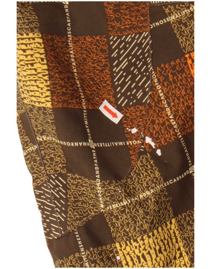 Billabong Chaqueta cortavientos con capucha para mujer Talla 3 Small Brown Check