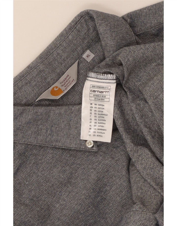 Camisa Carhartt Hombre XL Algodón Gris