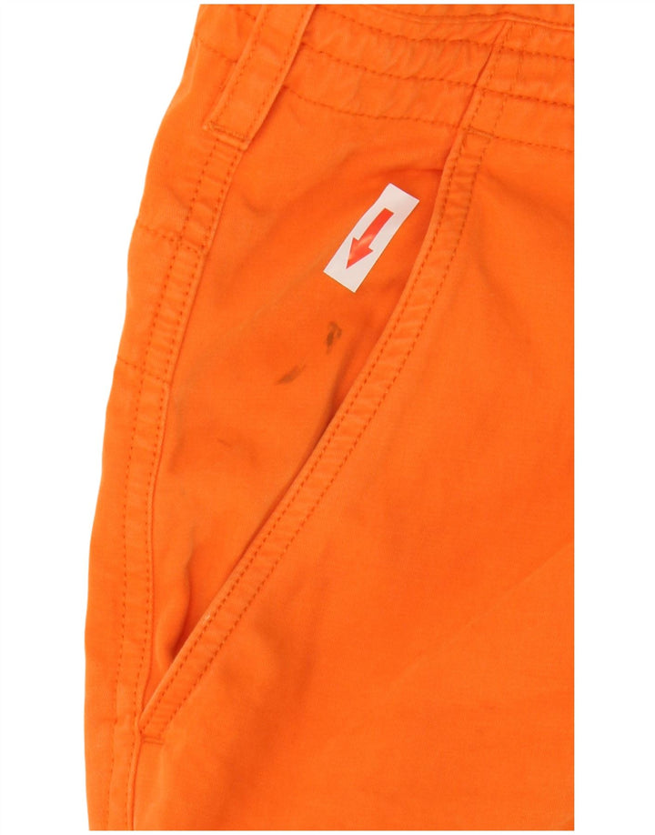 Pantalones cortos tipo cargo para hombre de French Connection W32 Algodón naranja mediano