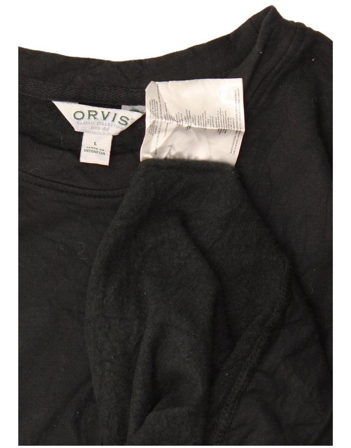 Orvis - Sudadera para mujer, talla 40, talla grande, color negro modal