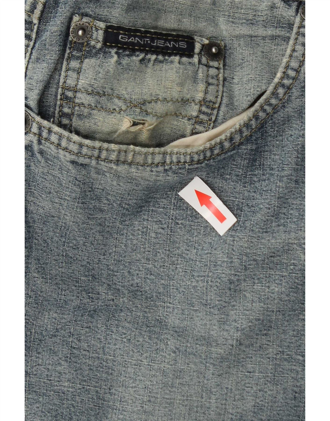 Gant Vaqueros Rectos Para Hombre W34 L31 Algodón Azul