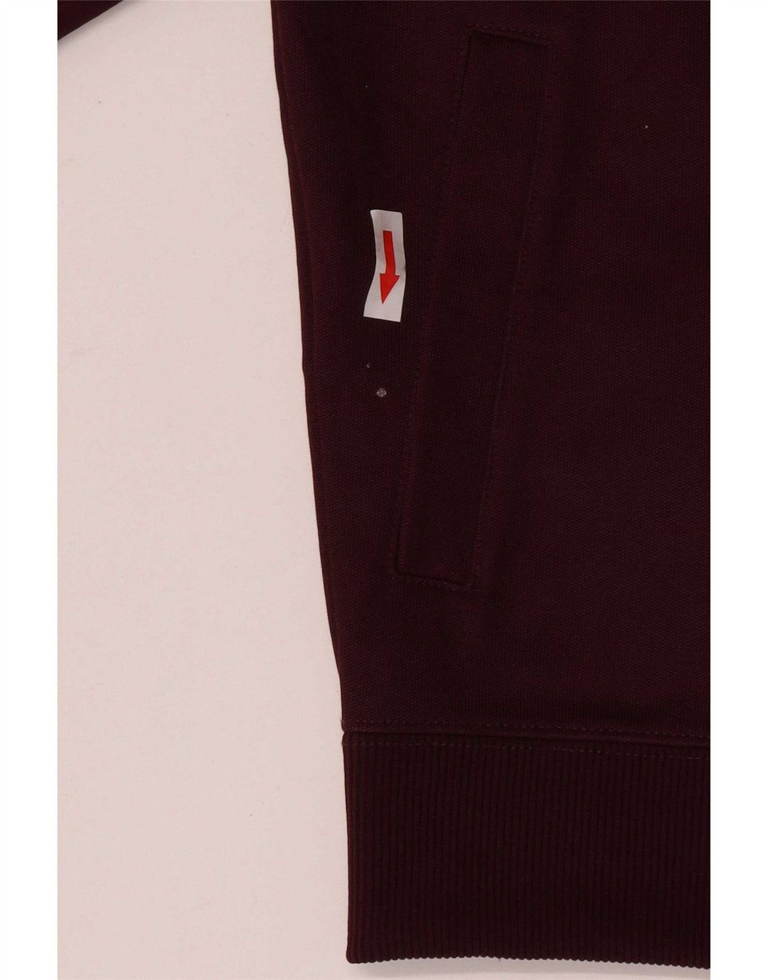 Fred Perry Chaqueta de chándal para niños 9-10 años Bloque de color granate mediano