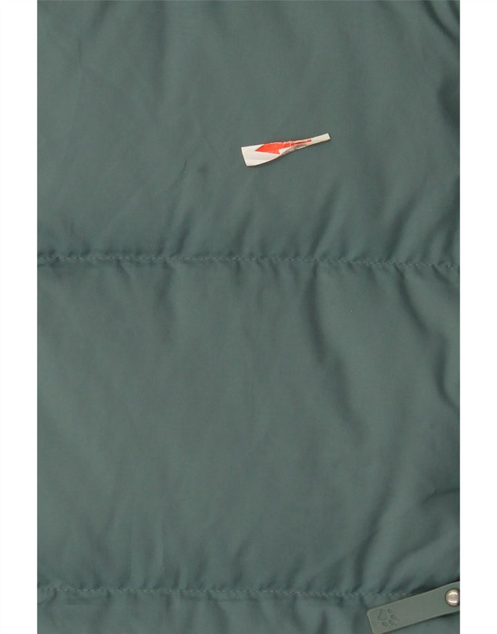Jack Wolfskin Abrigo Acolchado Extragrande con Capucha para Mujer UK 10/12 Verde Medio