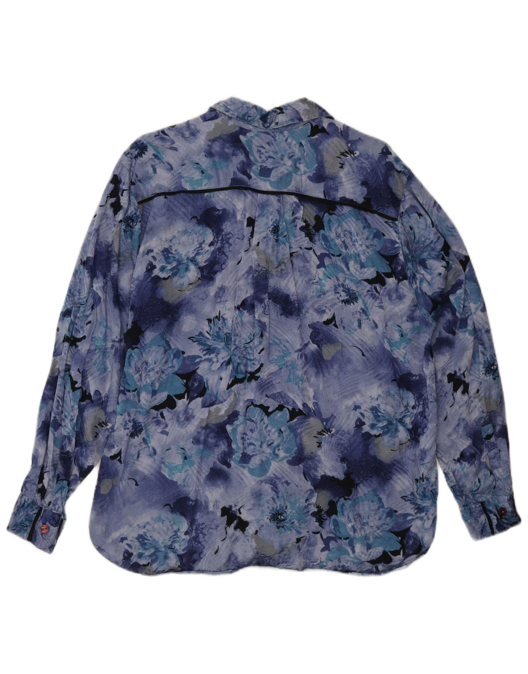 Camisa Sisley Hombre Azul Medio Floral
