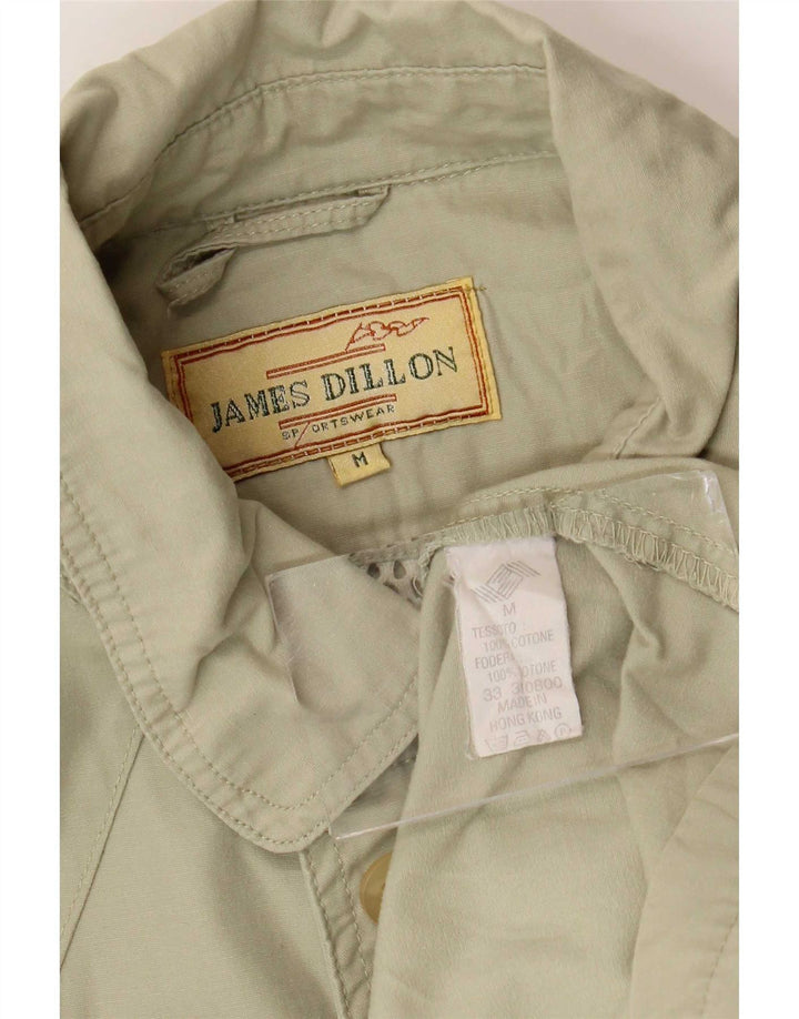 James Dillon Chaqueta utilitaria para hombre UK 38 Algodón beige medio