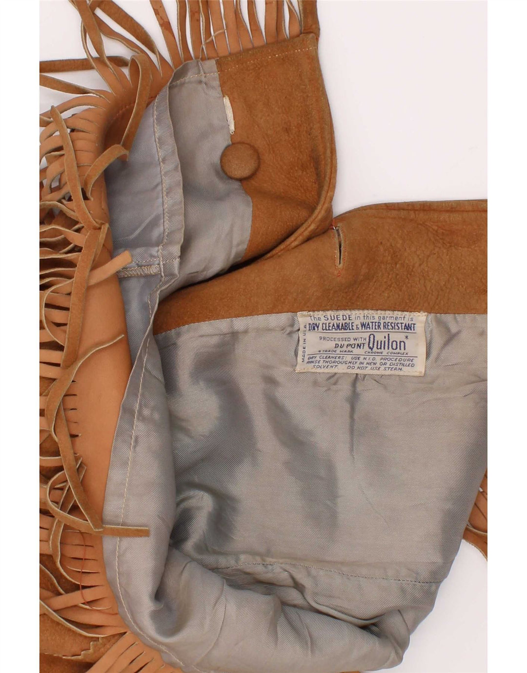 Quilon Chaqueta de ante occidental para niño 5-6 años Beige