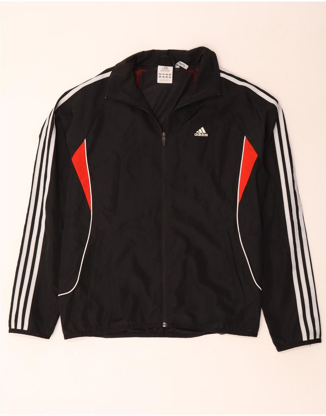 Adidas Mens Climalite Chándal Top Chaqueta Reino Unido 40/42 Mediano Negro