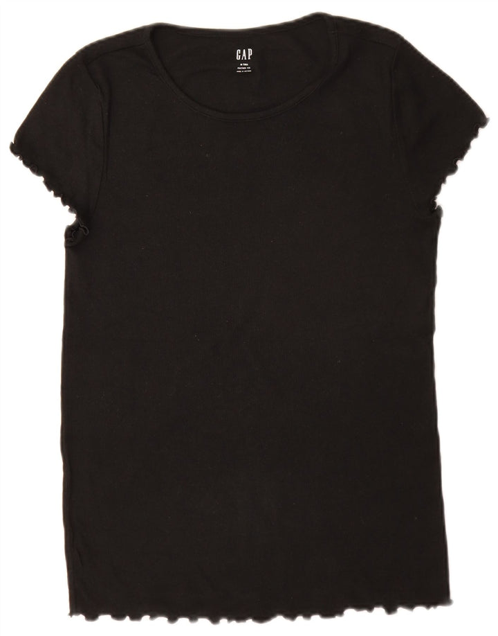Gap - Camiseta alta para mujer, talla 40, talla M, color negro