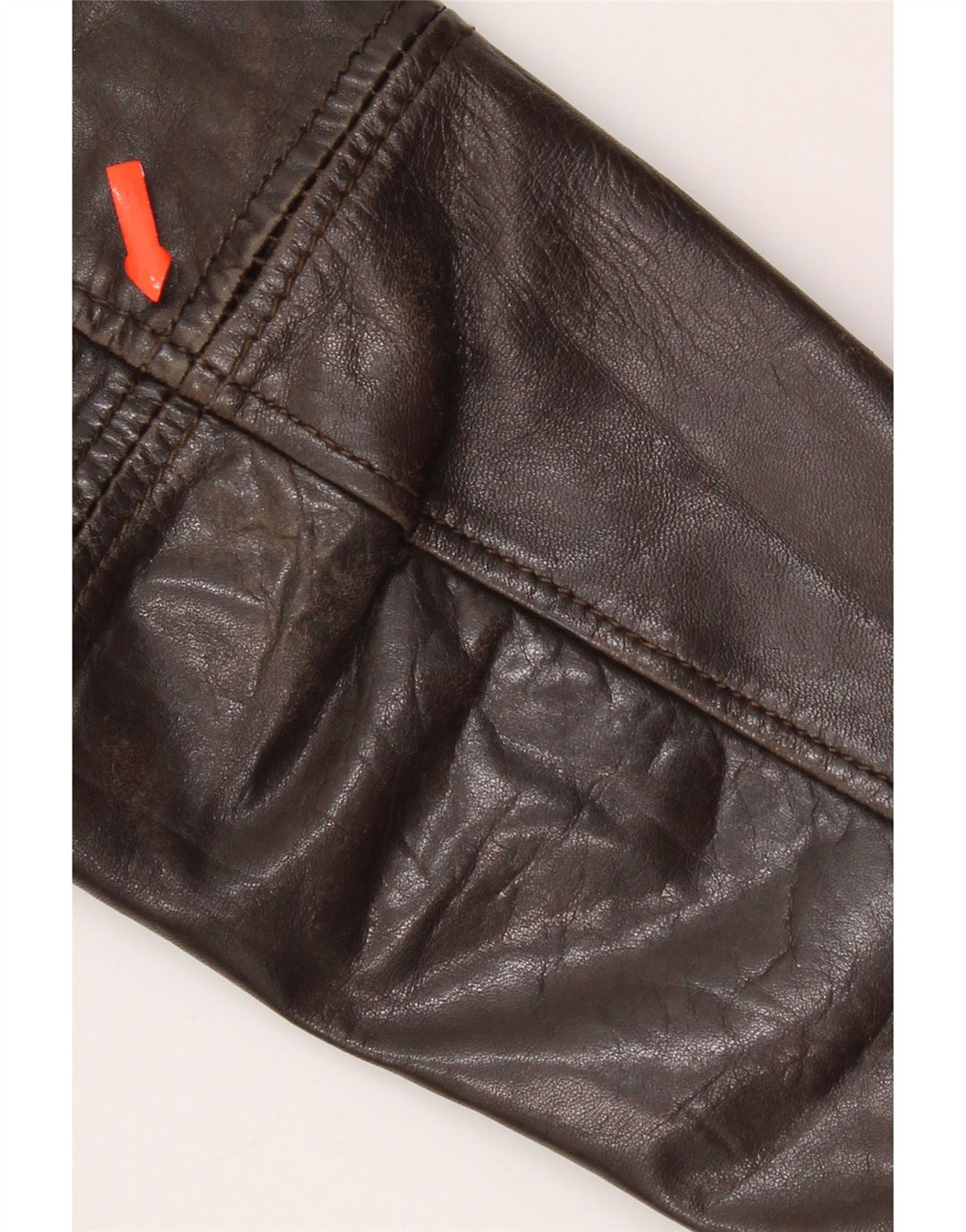 On Spirit Chaqueta Bomber de Cuero para Hombre IT 48 Cuero Marrón Medio