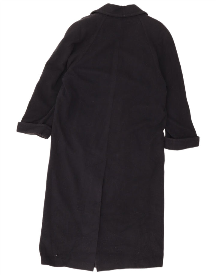 Marks & Spencer Abrigo cruzado para mujer UK 10 Small Lana negra