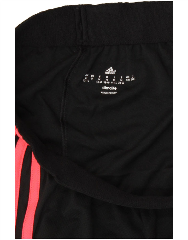 Adidas Mujer Climalite Sport Shorts Reino Unido 12/14 Mediano Negro