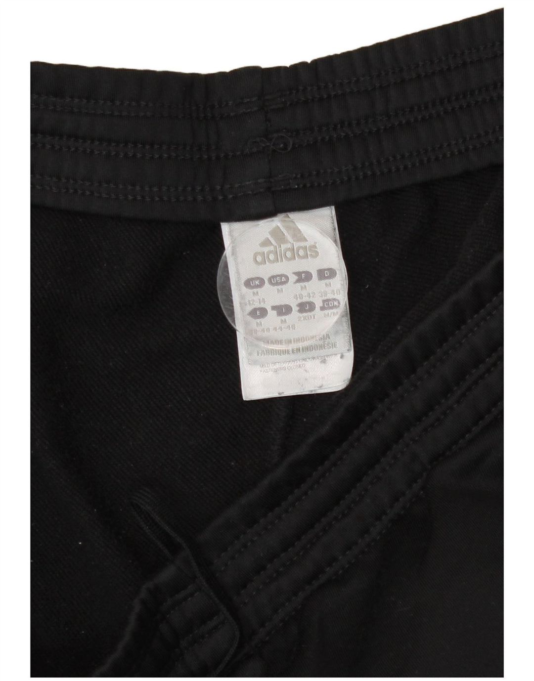 Adidas Pantalones de Chándal para Mujer UK 12/14 Mediano Negro Poliéster