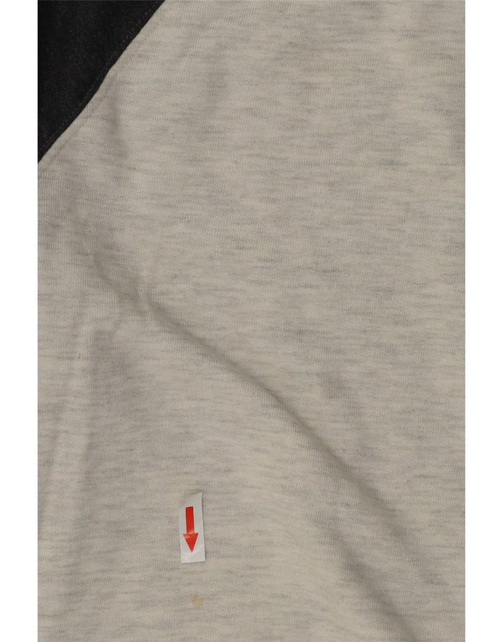 Vans Hombre Sudadera Jumper Small Gris Colorblock Algodón