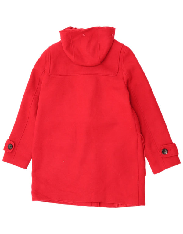 Marks & Spencer Trenca con capucha para mujer UK 40 Poliéster rojo mediano