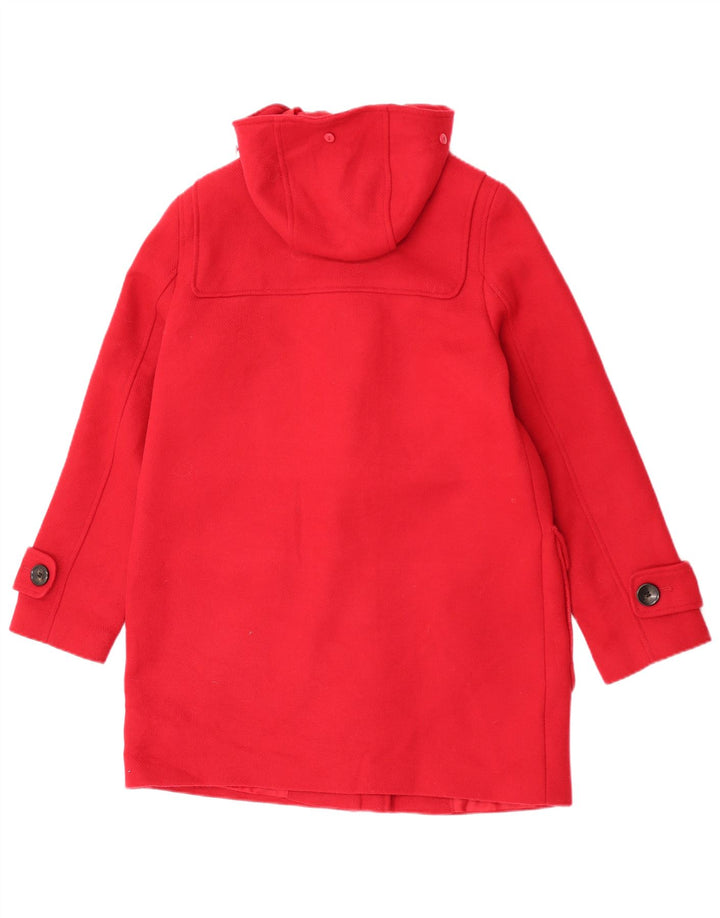 Marks & Spencer Trenca con capucha para mujer UK 40 Poliéster rojo mediano