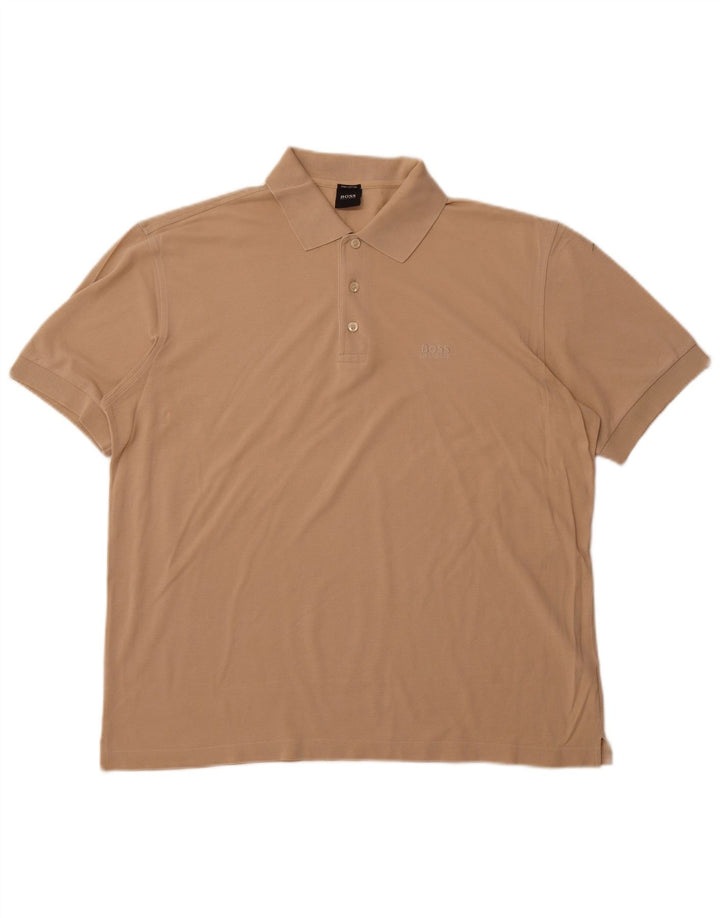 Polo HUGO BOSS Hombre Grande Algodón Beige
