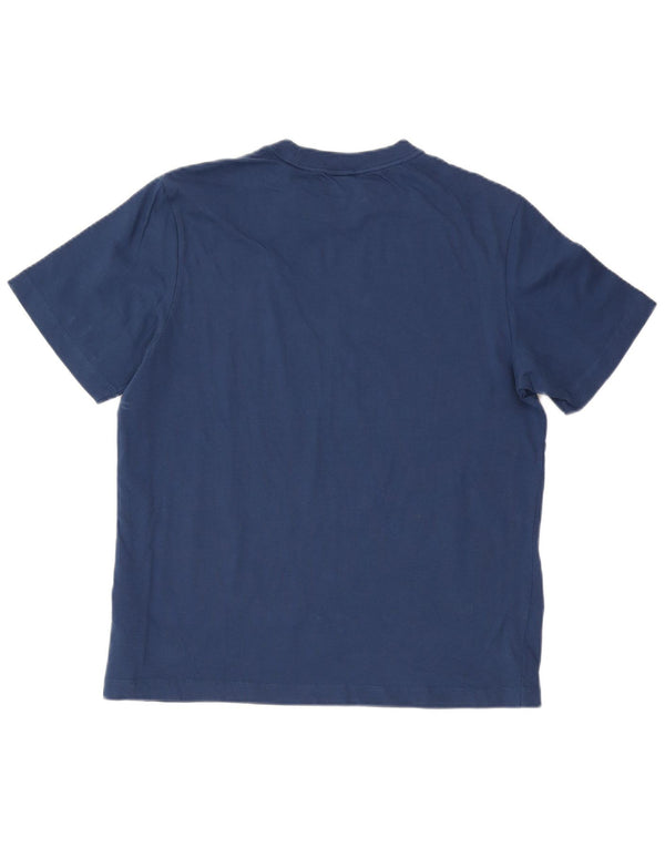 Calvin Klein Jeans Hombre Camiseta Top Medio Azul Marino Algodón