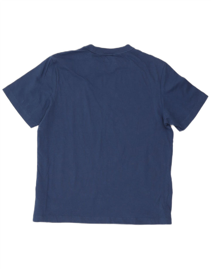 Calvin Klein Jeans Hombre Camiseta Top Medio Azul Marino Algodón