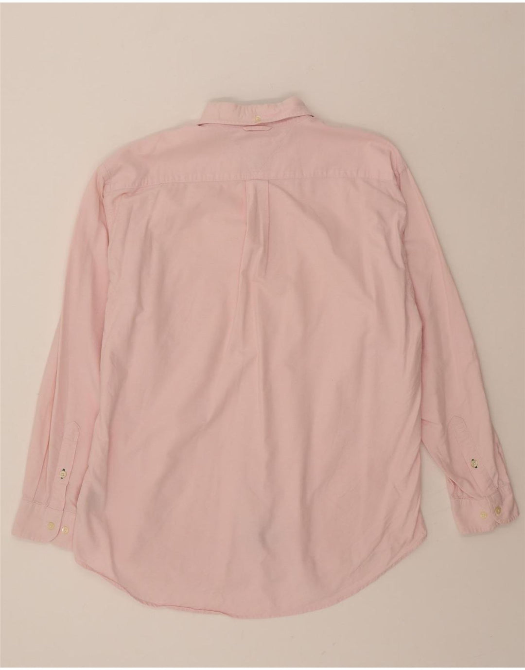 TOMMY HILFIGER Mens Shirt Large Pink Cotton Vintage Tommy Hilfiger and Second-Hand Tommy Hilfiger from Messina Hembry 