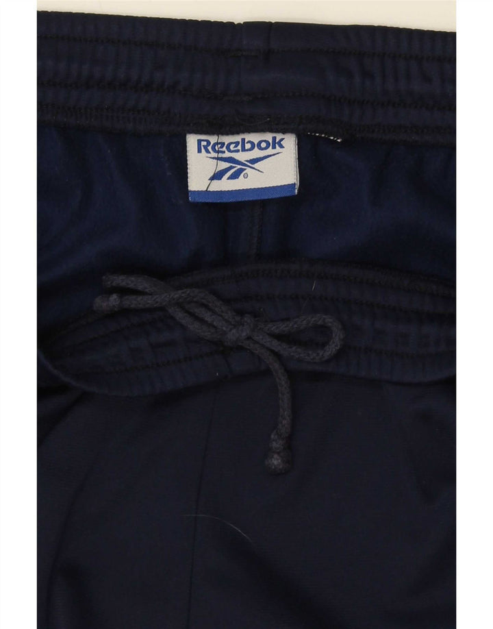 Reebok - Pantalón de chándal para hombre, talla grande, color azul marino
