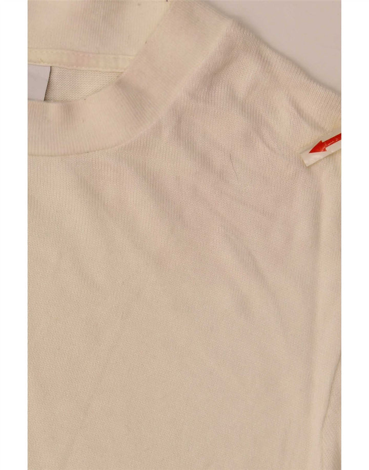 Zara Hombre Camiseta Top Medium Off White