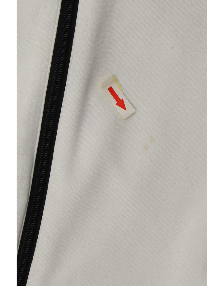 Adidas - Chaqueta de chándal para mujer, talla 40, XL, color blanco, poliéster