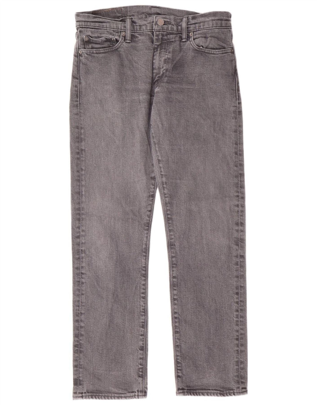 LEVI'S Jeans rectos 504 para hombre W32 L29 Algodón gris