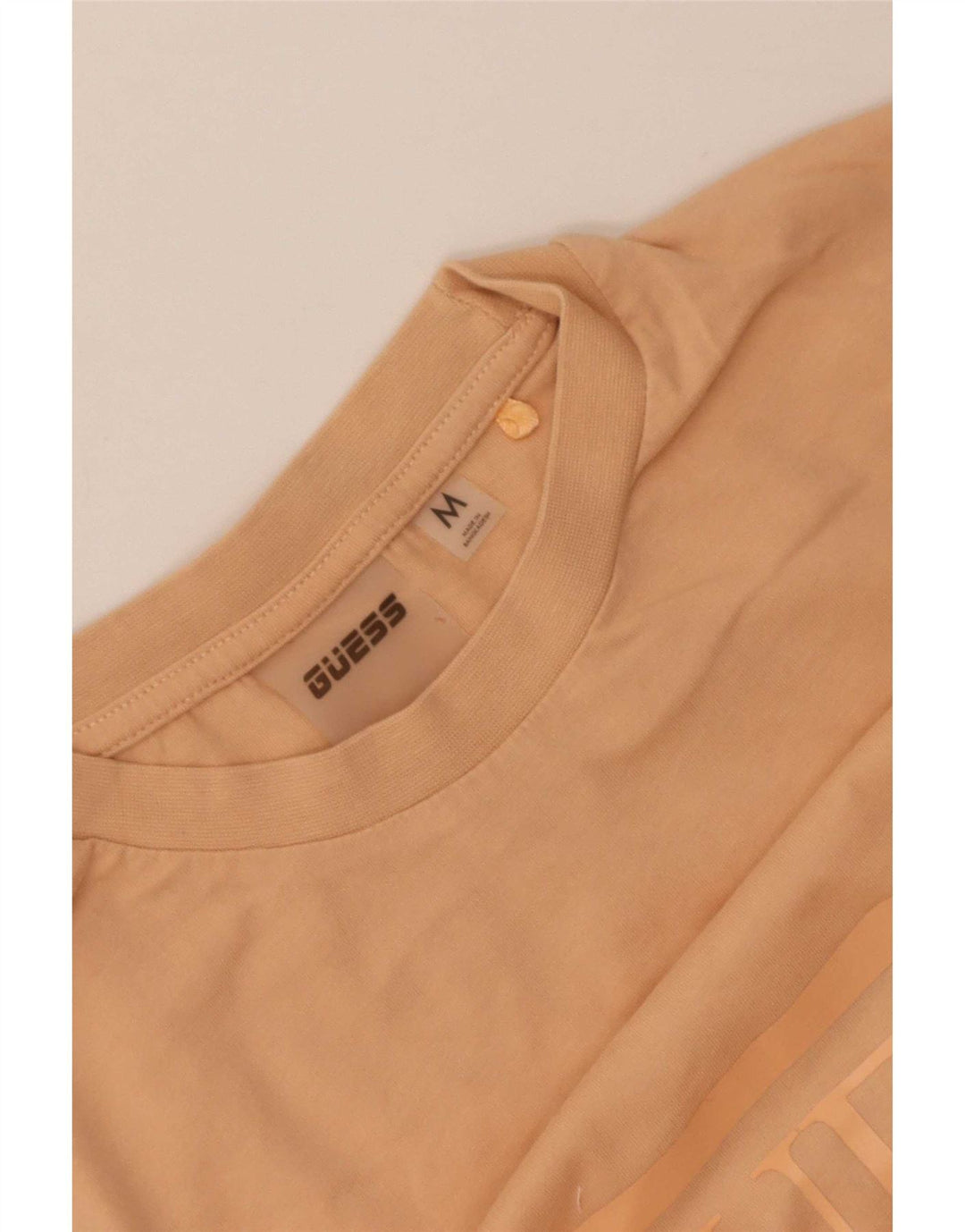 Guess Camiseta Corta Gráfica para Mujer UK 12 Medium Naranja