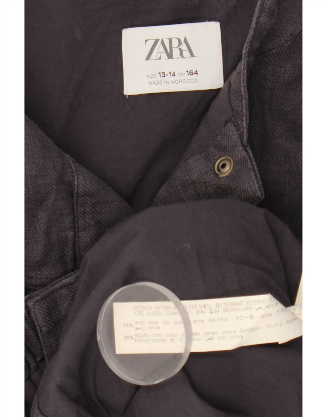 Zara Chaqueta Utility Niña 13-14 Años Azul Marino Ramio