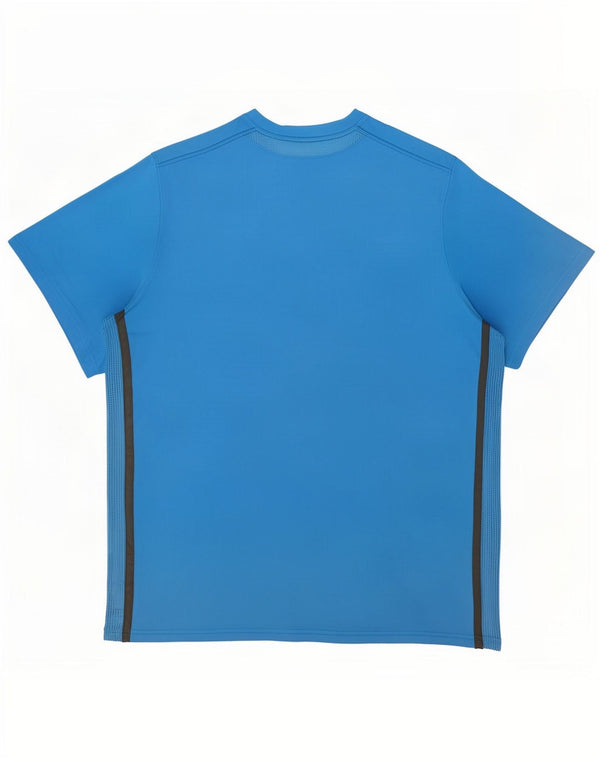 Nike Camiseta Dri Fit para hombre Top 2XL Poliéster geométrico azul