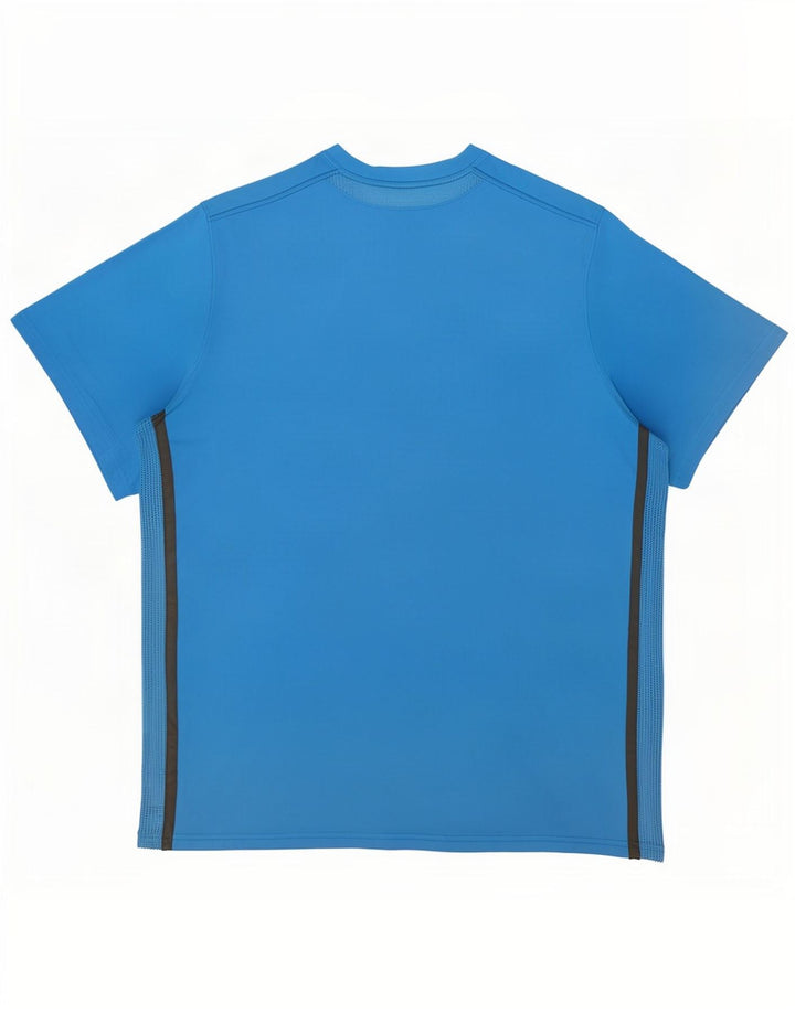 Nike Camiseta Dri Fit para hombre Top 2XL Poliéster geométrico azul