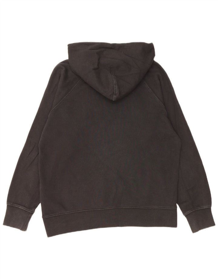 LEVI'S Jersey con capucha gráfico extragrande para mujer Reino Unido 14 Algodón negro mediano