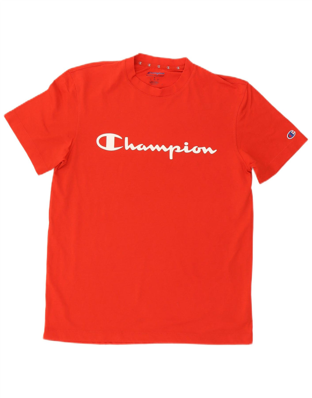 Champion Camiseta gráfica para hombre Top Small Red Poliéster