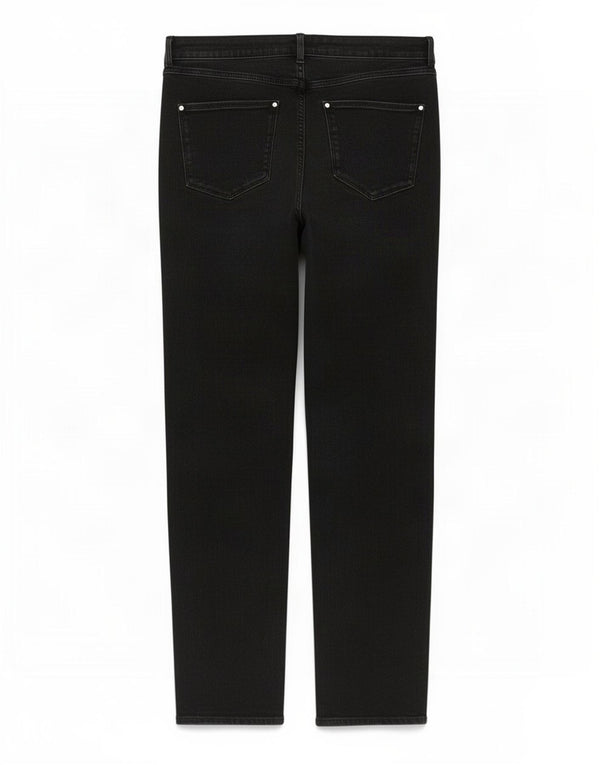 Marks & Spencer Vaqueros rectos Sienna para mujer UK 18 XL W36 L28 Algodón negro