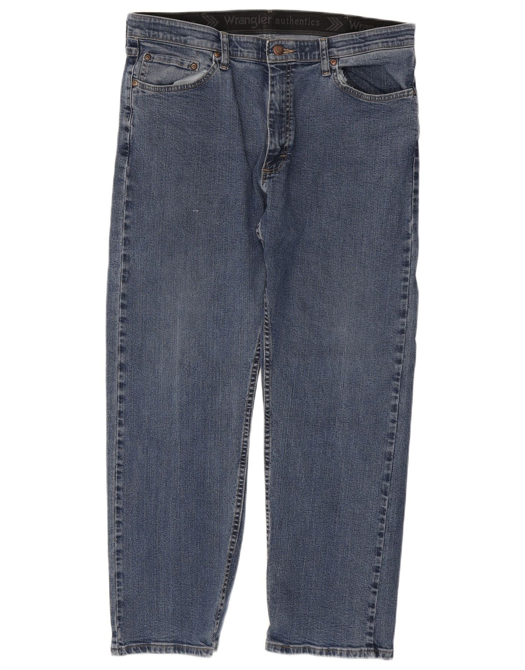 WRANGLER Vaqueros rectos para hombre W36 L29 Algodón azul