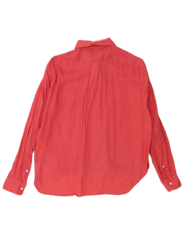 Camisa Polo Ralph Lauren Hombre XS Lino Rosa