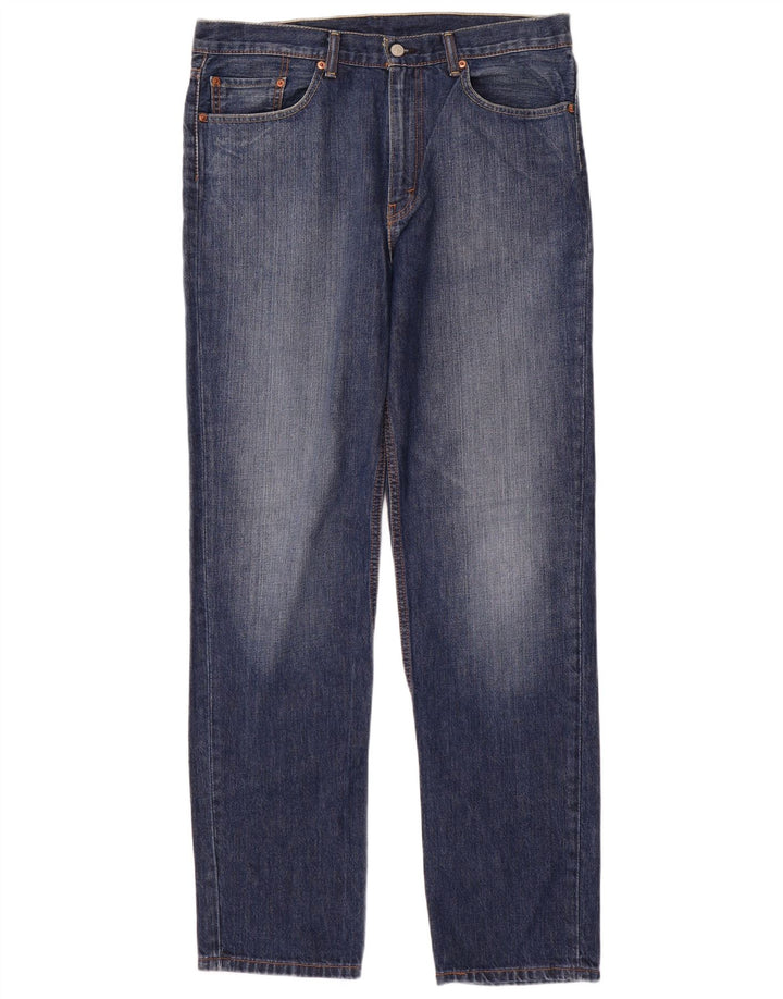 LEVI'S Jeans rectos 504 para hombre W36 L34 Algodón azul