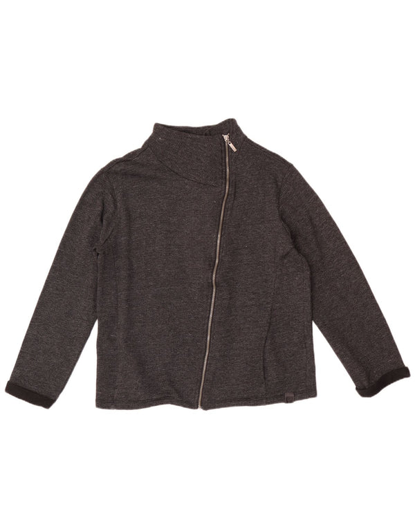 Freddy Chaqueta de chándal extragrande para mujer UK 10 Small Grey Cotton