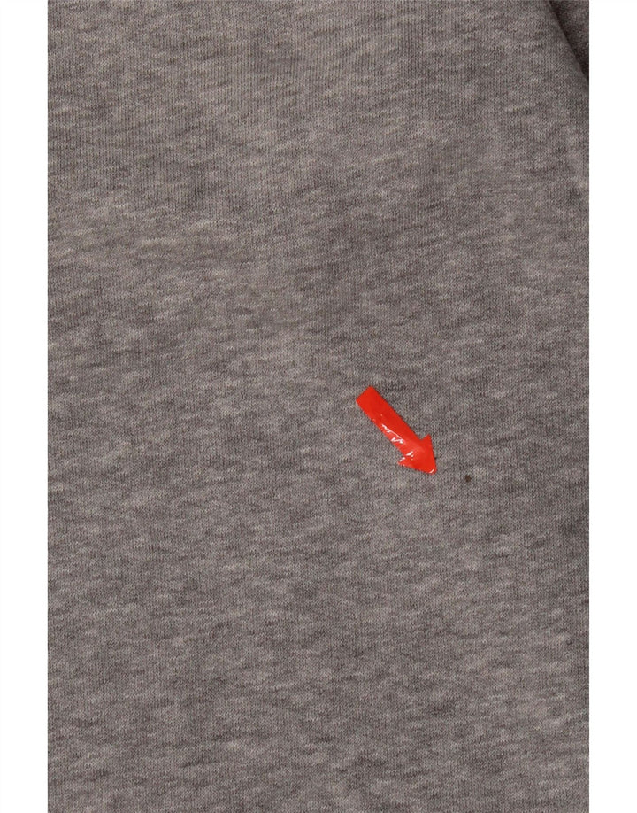 Nike - Sudadera tipo jersey para hombre, talla pequeña, algodón moteado gris