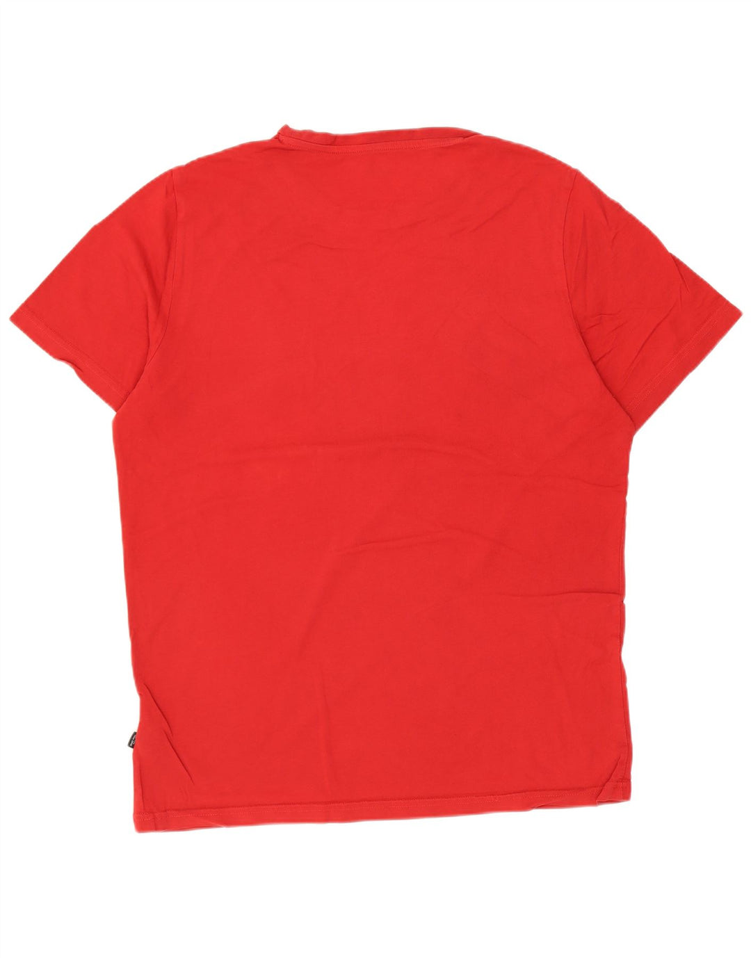 Puma - Camiseta gráfica para hombre, parte superior de algodón rojo mediano