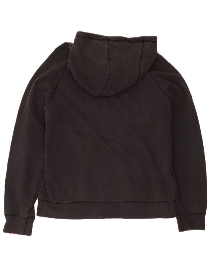 Nike - Sudadera con capucha y cremallera para hombre, talla grande, algodón negro