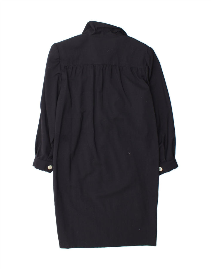 LUISA SPAGNOLI Womens Oversized Shirt Dress IT 42 Medium Navy Blue Vintage Luisa Spagnoli and Second-Hand Luisa Spagnoli from Messina Hembry 