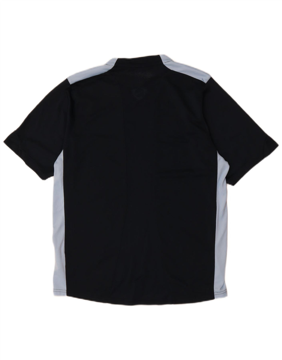 NIKE Camiseta gráfica para hombre Top mediano negro color block